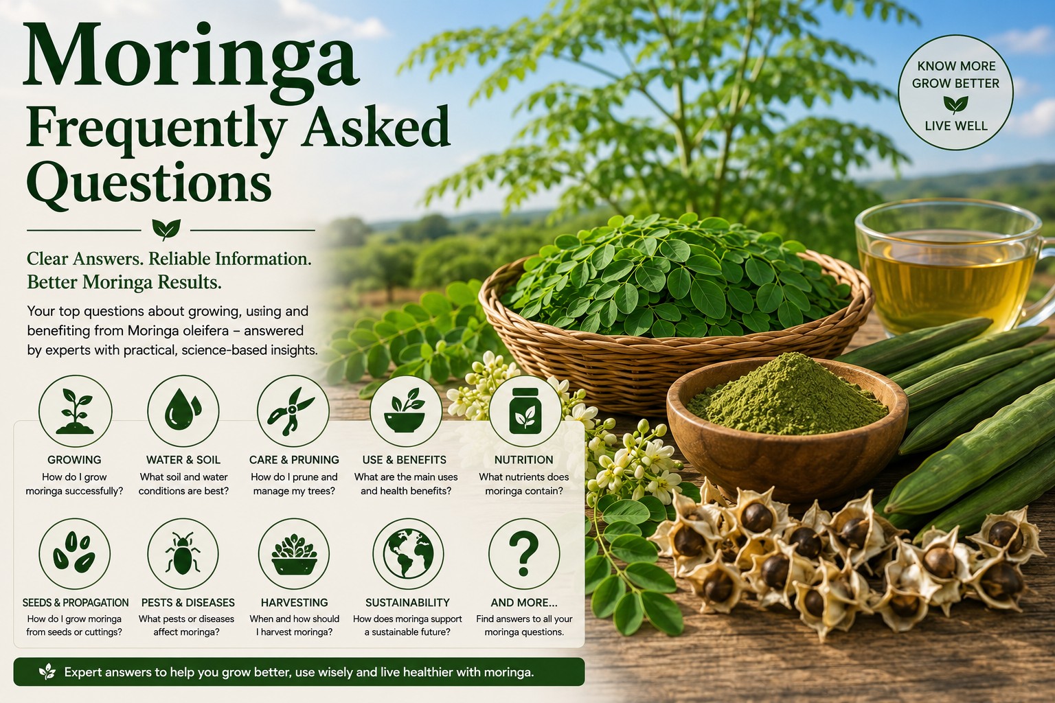 Moringa Frequently Asked Questions