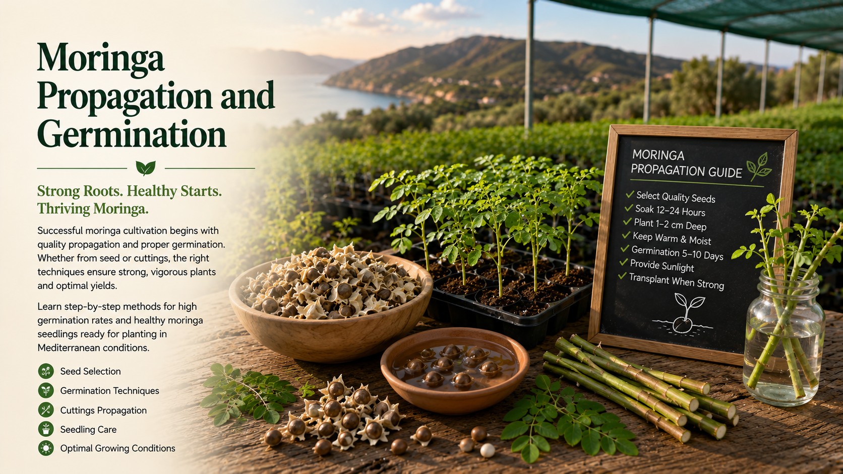 Moringa Propagation and Germination