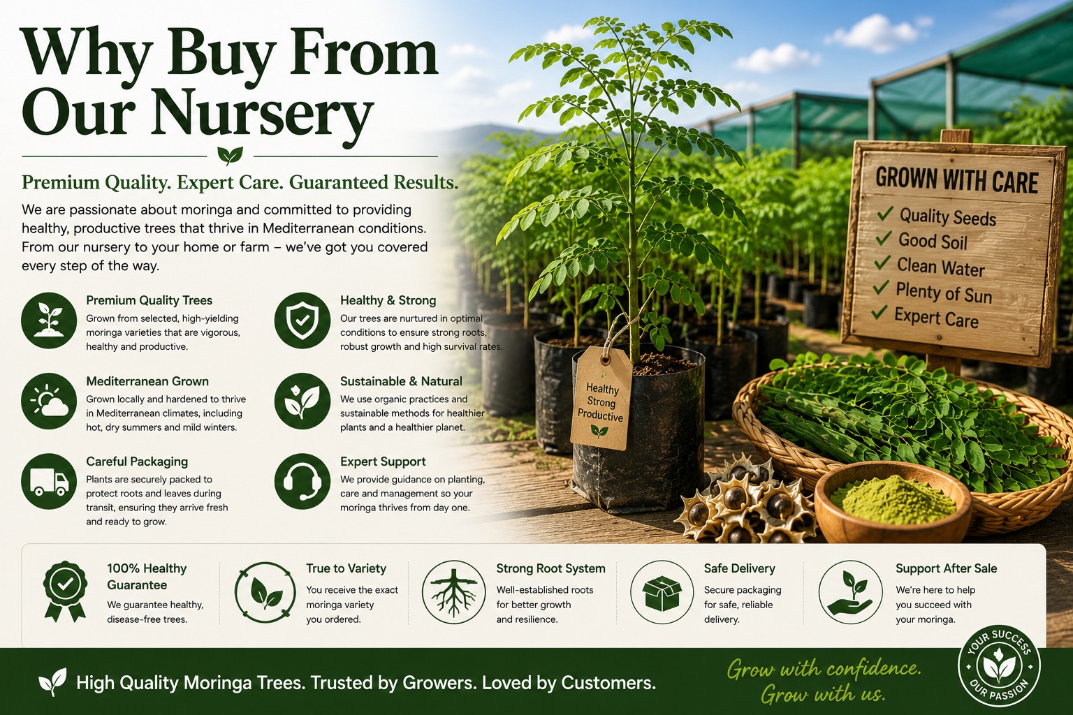Why Buy From Our Moringa Nursery