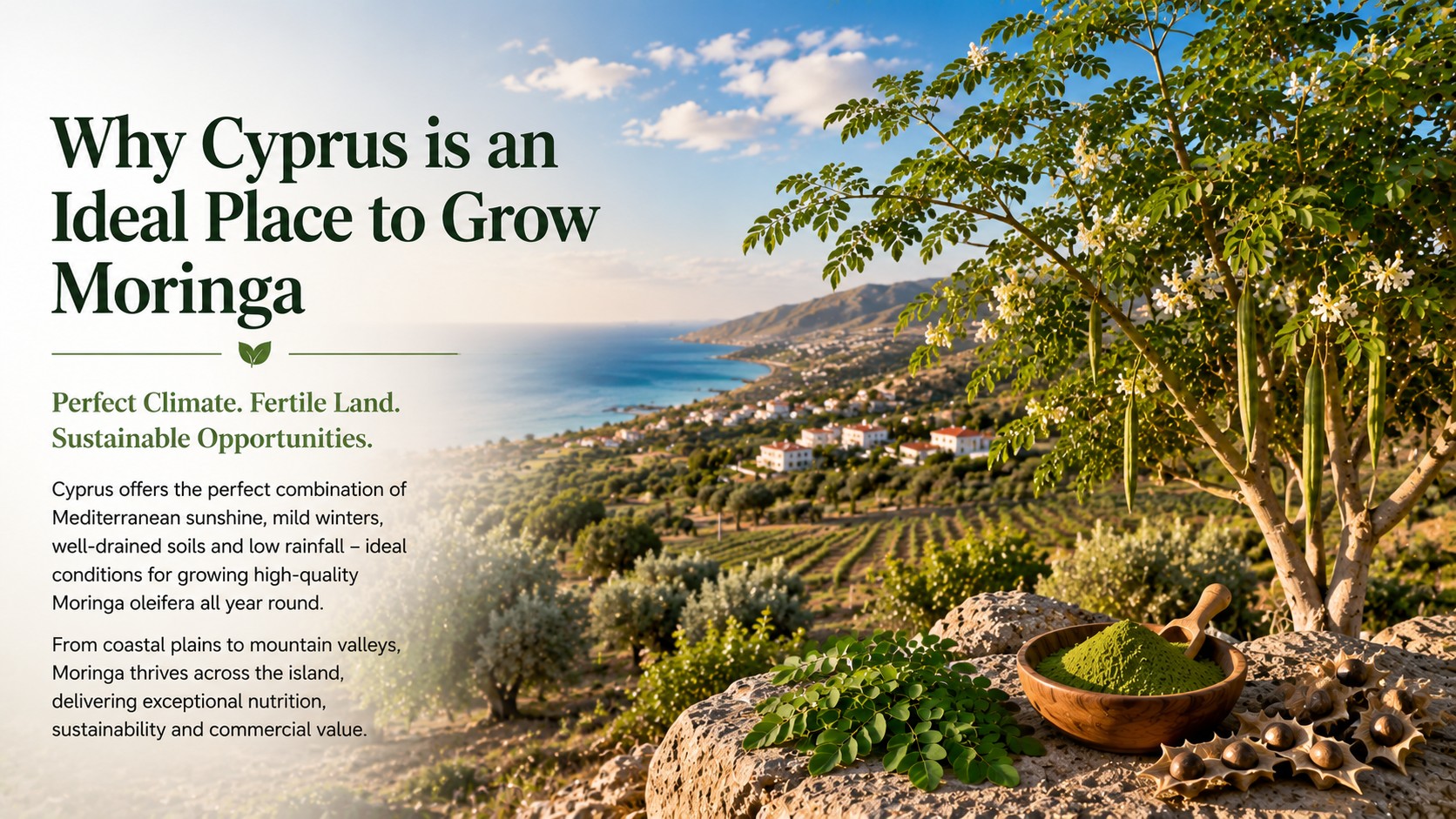 Why Cyprus is an Ideal Place to Grow Moringa